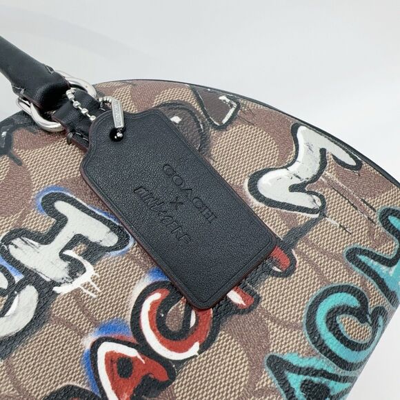 Coach X Mint + Serf Sydney Satchel In Signature Canvas CM095 NWT Org $398 - Picture 5 of 12